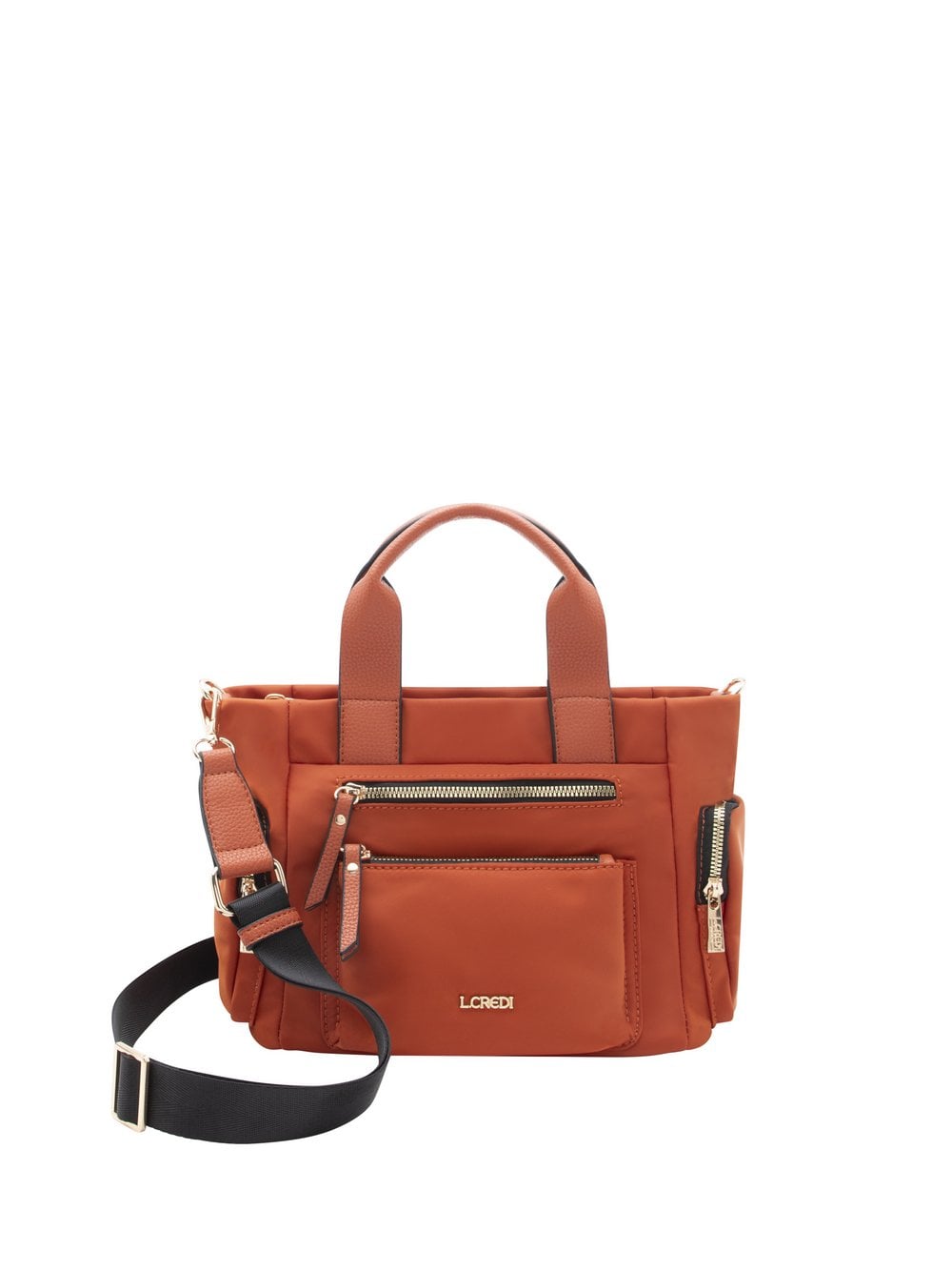 L.Credi Handtasche Damen orange, ONE SIZE