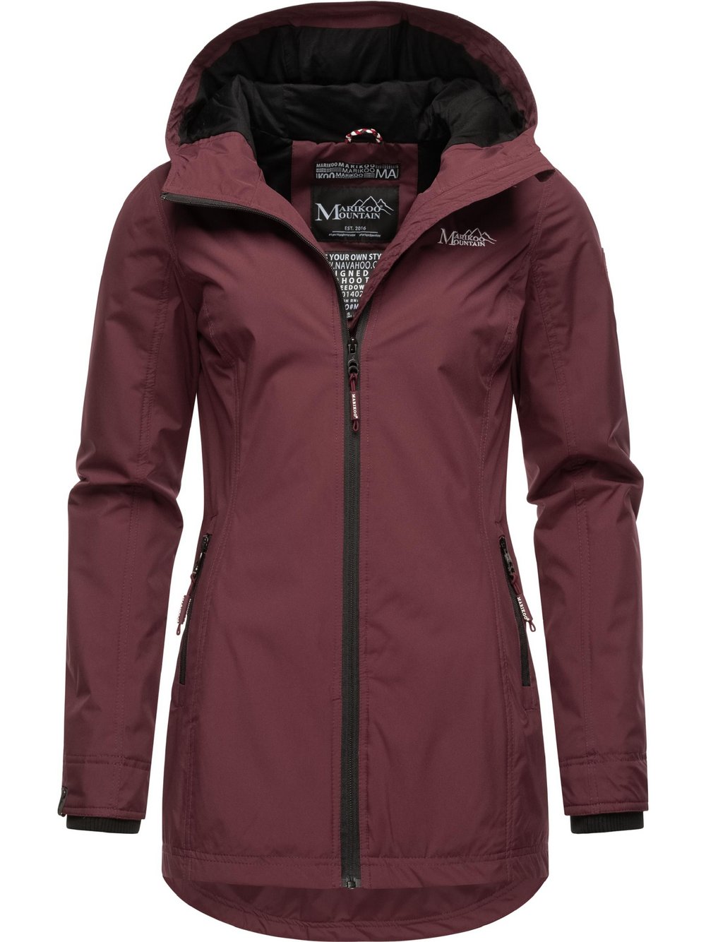 Marikoo Outdoorjacke Damen rot, XS