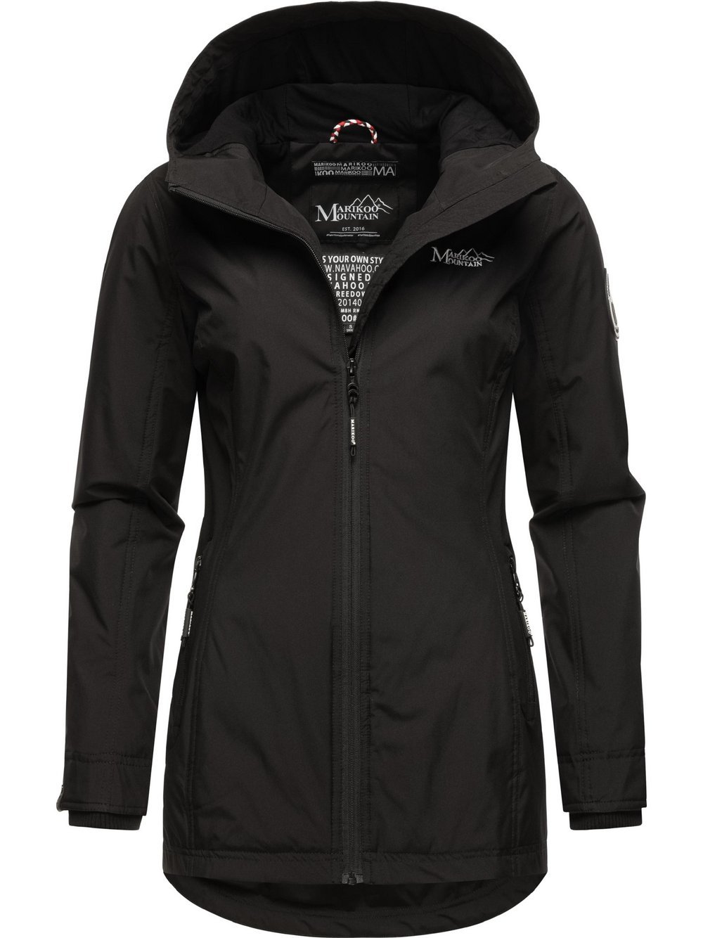 Marikoo Outdoorjacke Damen schwarz, M