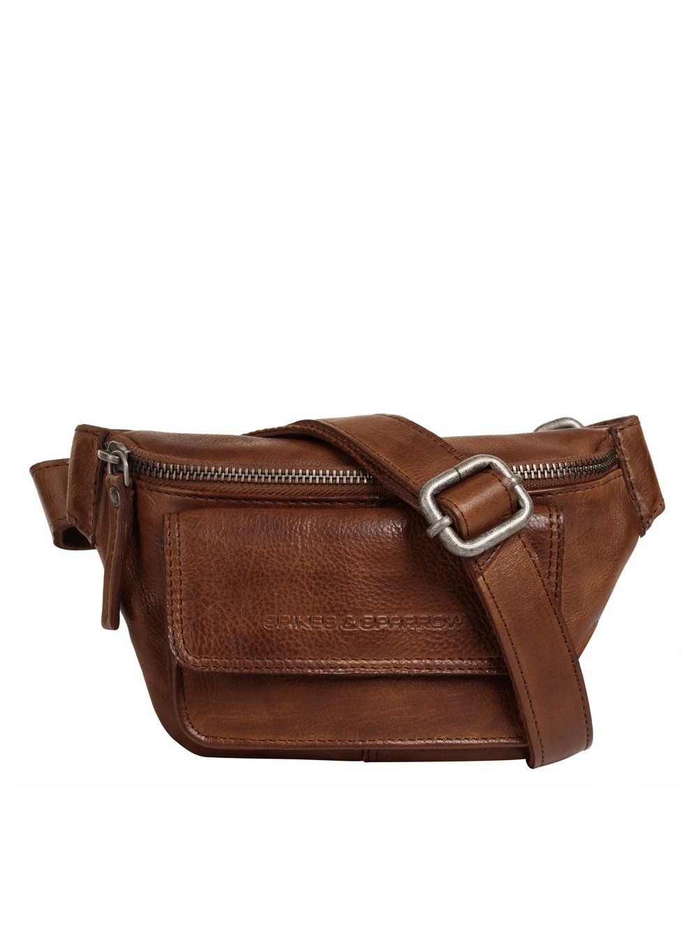 Thumbnail - Spikes & Sparrow Gürteltasche Damen Leder braun, ONE SIZE