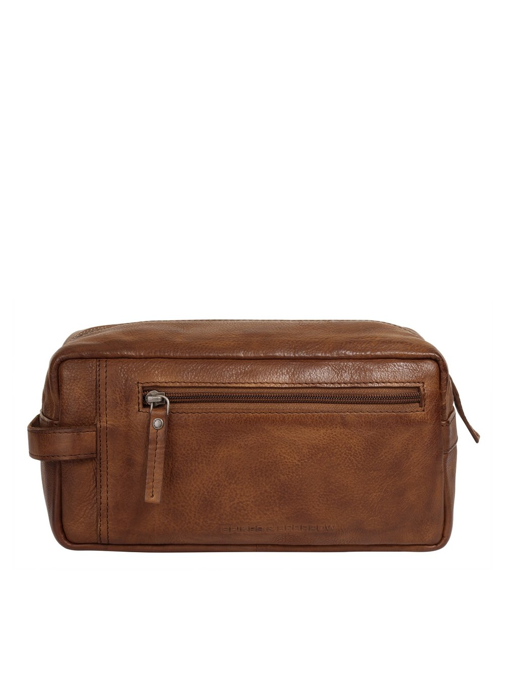 Thumbnail - Spikes & Sparrow Kulturtasche Damen Leder braun, ONE SIZE