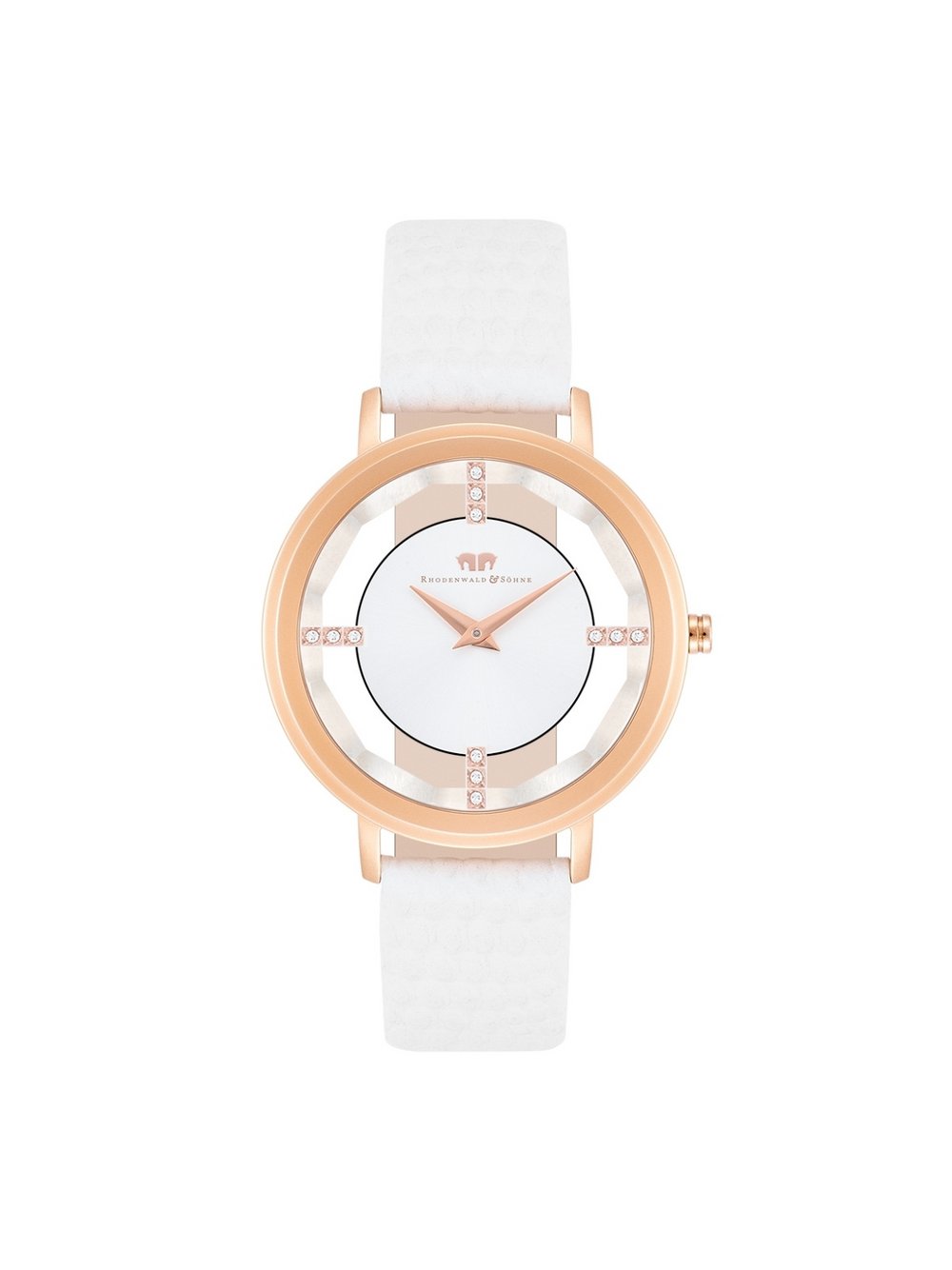 Thumbnail - Rhodenwald & Söhne Quarzuhr Damen Edelstahl roségold, ONE SIZE