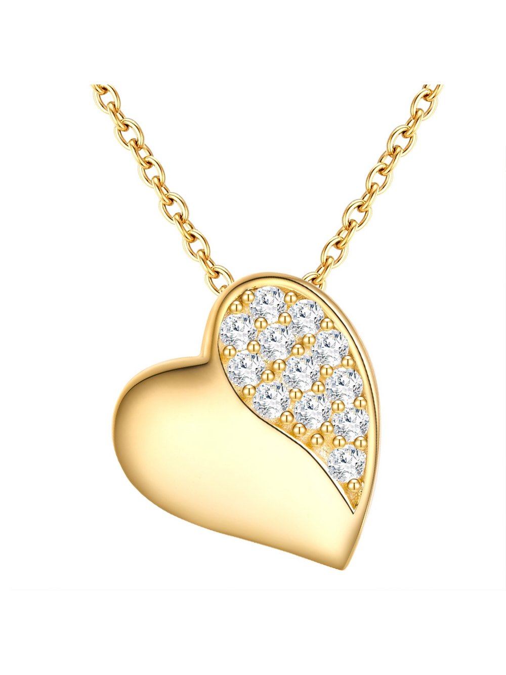 Rafaela Donata Kette Damen Sterlingsilber gold, ONE SIZE