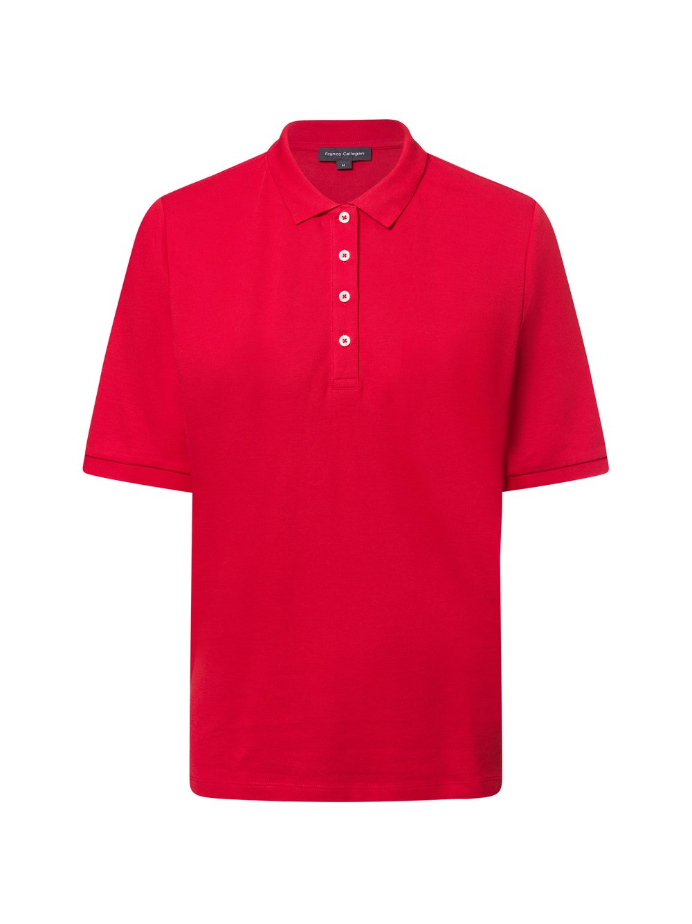 Franco Callegari Poloshirt Damen Baumwolle rot, XXXL