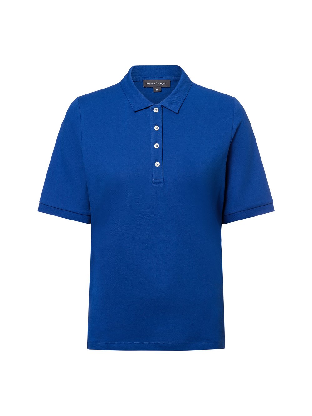 Franco Callegari Poloshirt Damen Baumwolle blau, XXXL