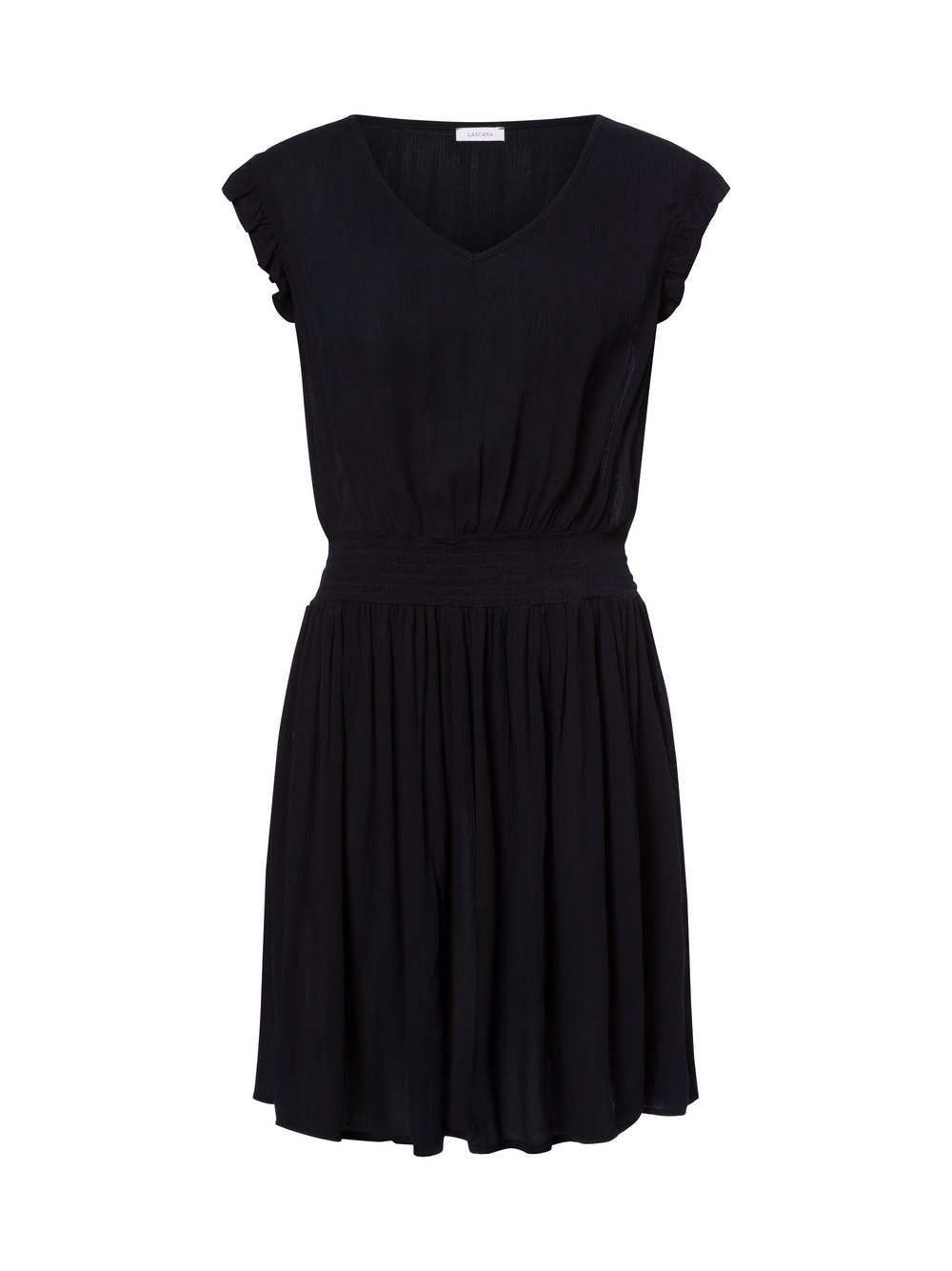 Lascana Kleid Damen Viskose schwarz, 44
