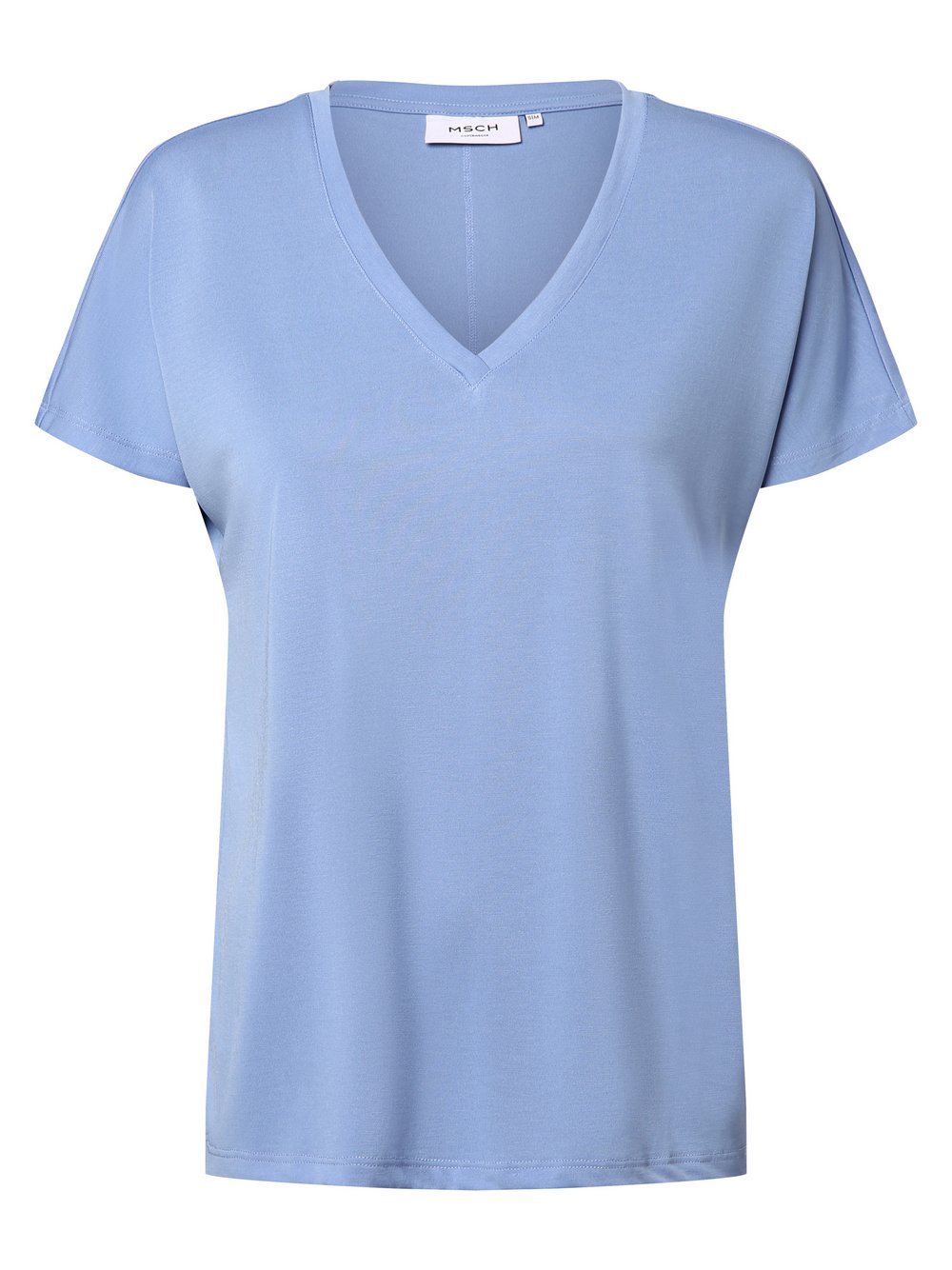 Msch Copenhagen T-Shirt Damen Modal blau, XS/S