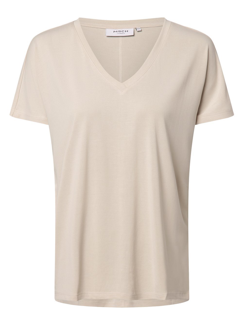 Msch Copenhagen T-Shirt Damen Modal beige, L/XL