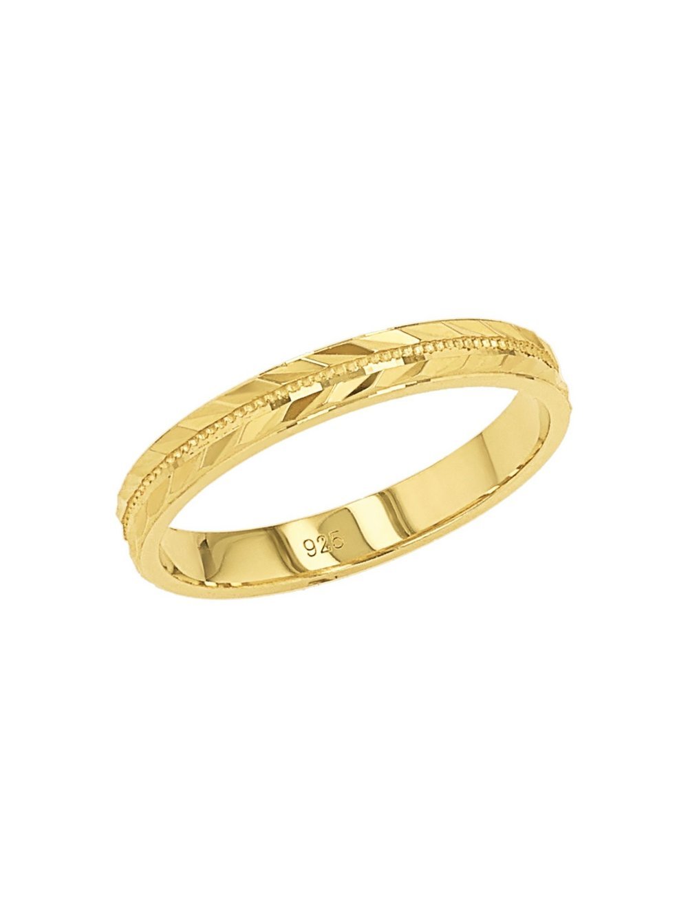 amor Ring Damen Sterlingsilber gold, 58