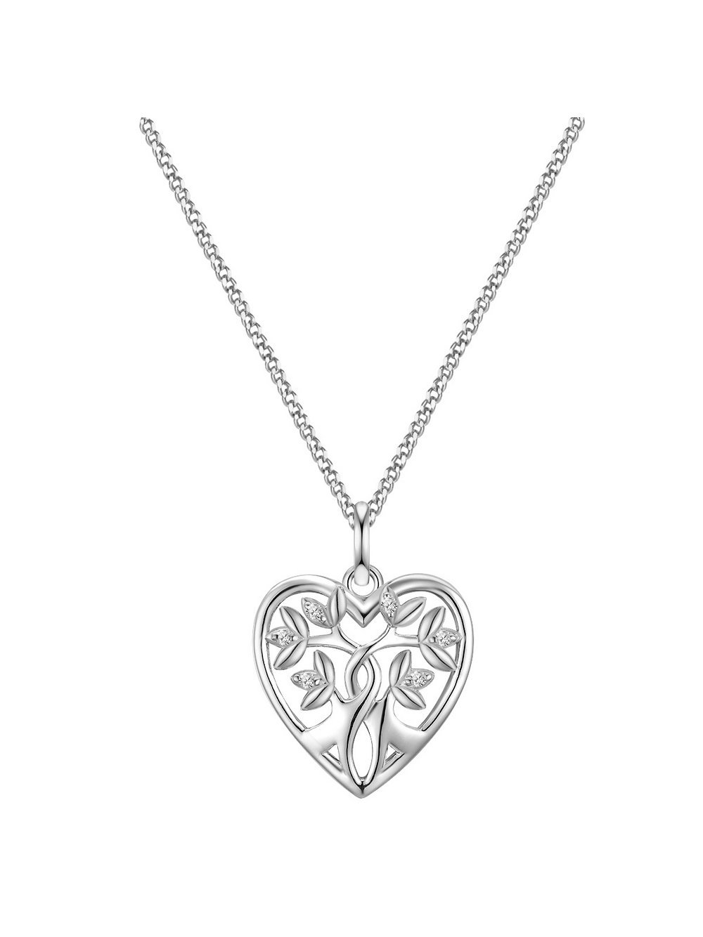 Glanzstücke München Silberhalskette Damen Sterlingsilber silber, ONE SIZE