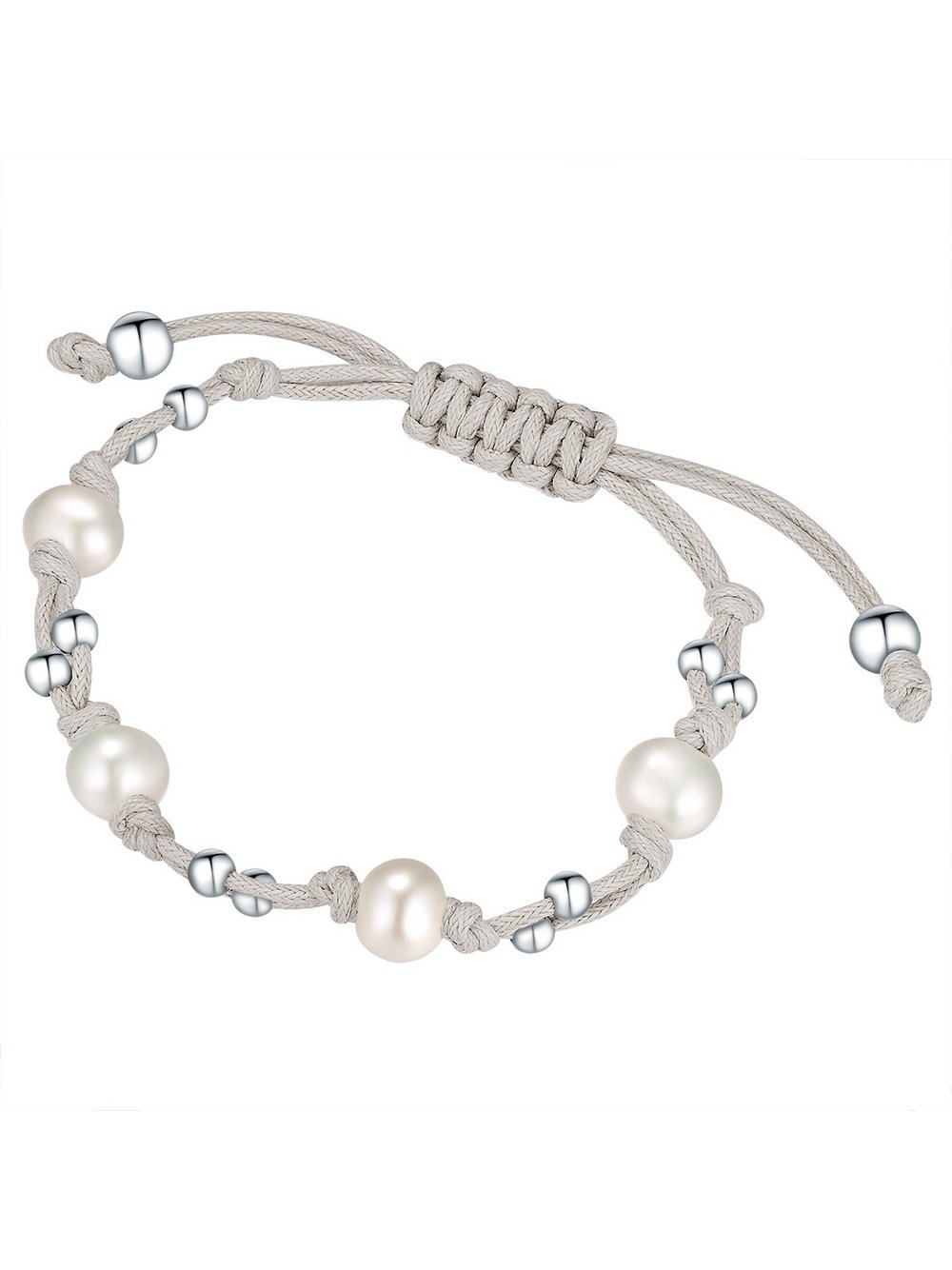 Valero Pearls Armband Damen Perle weiß, ONE SIZE