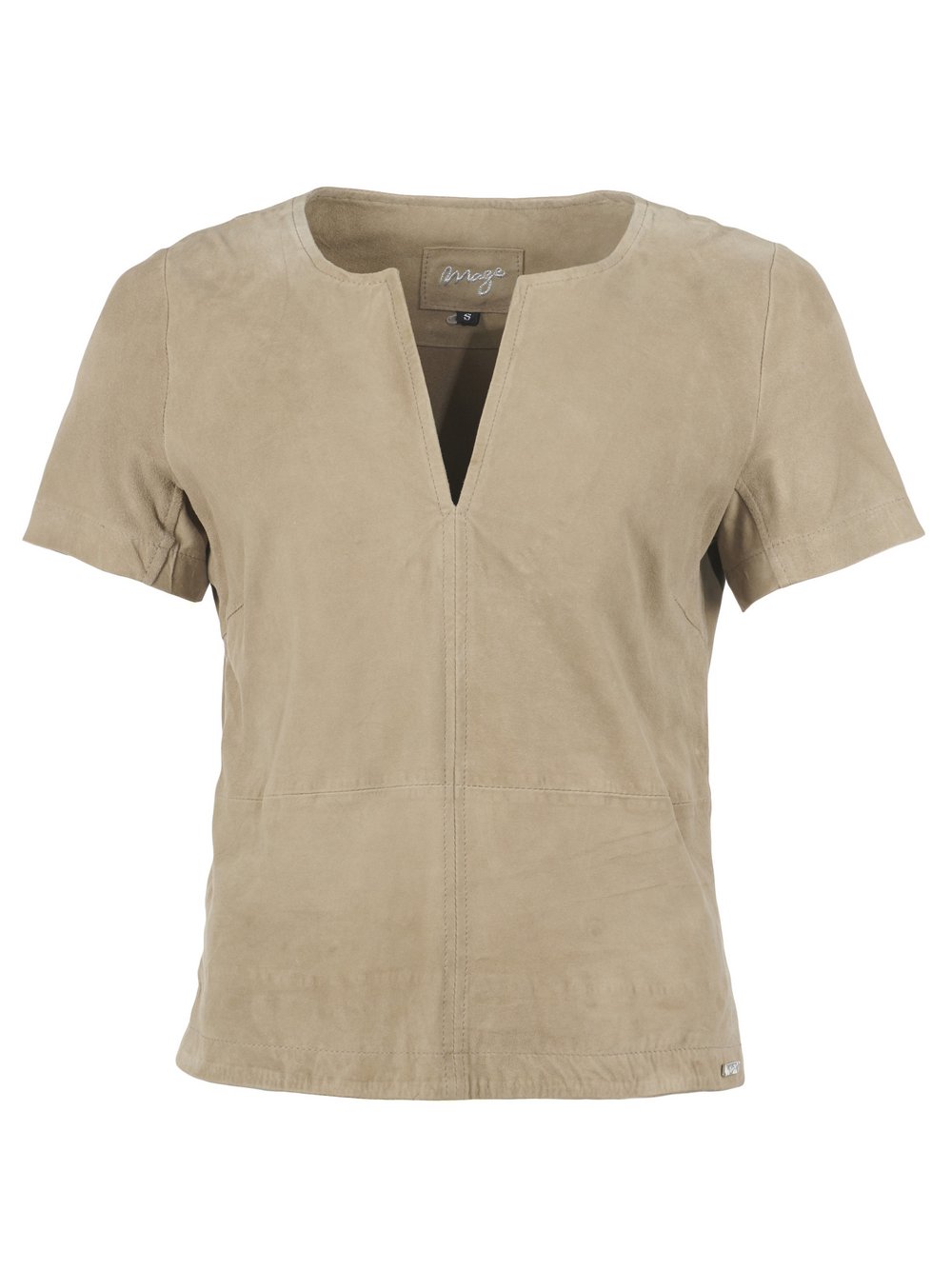 Maze Lederhemd Damen braun, L