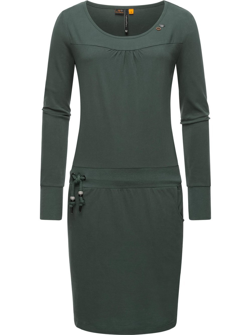 Ragwear Jerseykleid Damen Baumwolle grün, 50