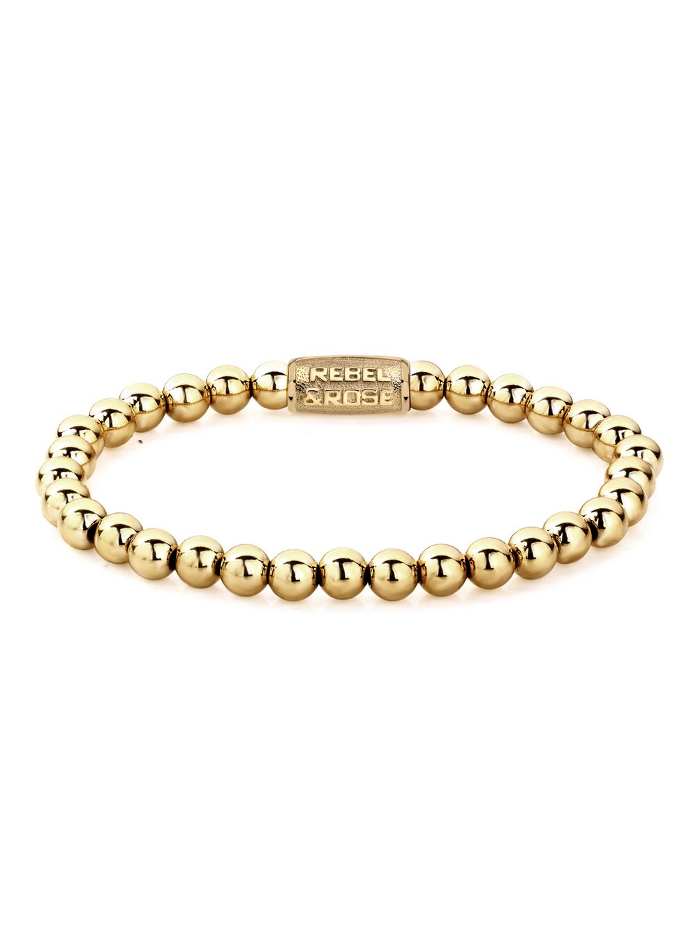 Rebel & Rose Armband Damen Perle gold, ONE SIZE