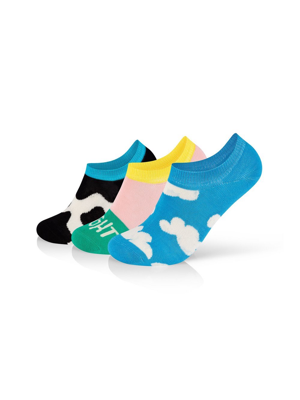 Happy Socks Sneakersocken Damen Baumwolle mehrfarbig gemustert, 41-46