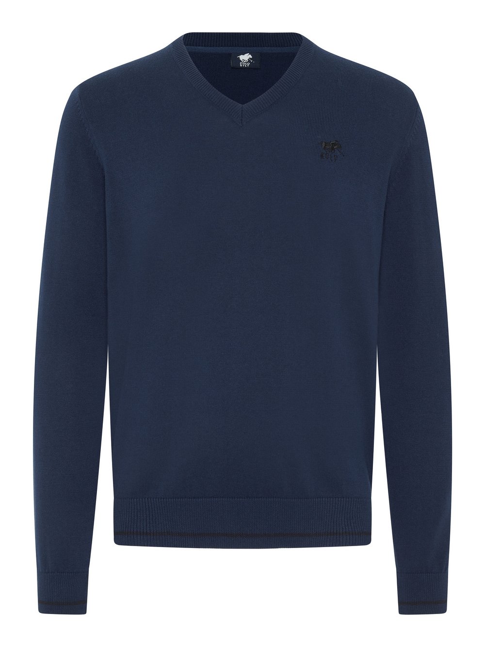 Polo Sylt Strickpullover Herren Baumwolle blau, XXXL