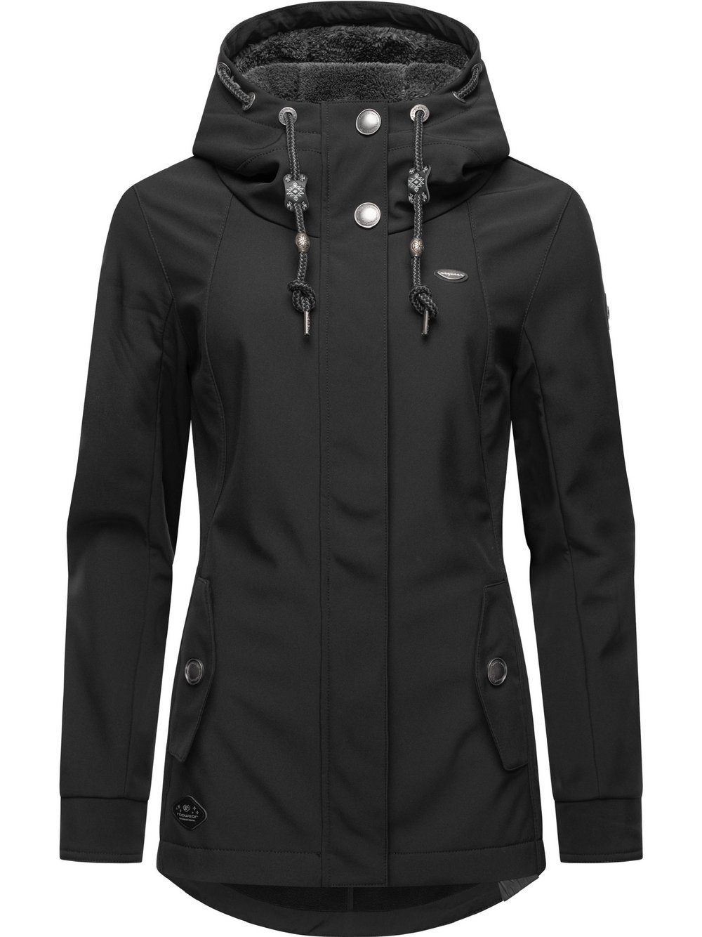 Ragwear Softshelljacke Damen schwarz, L