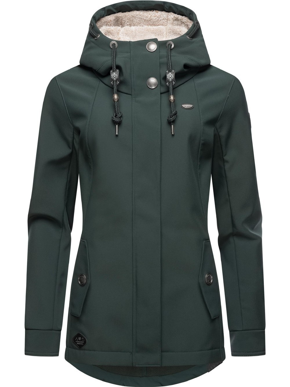 Ragwear Softshelljacke Damen grün, XS