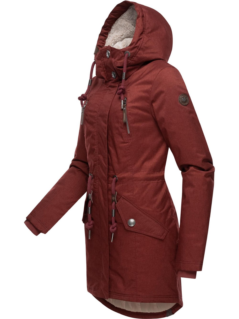 Ragwear Wintermantel Damen rot, M