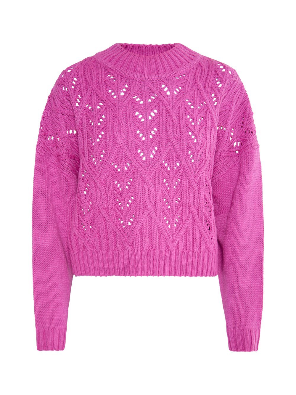 IZIA Strickpullover Damen pink gemustert, L