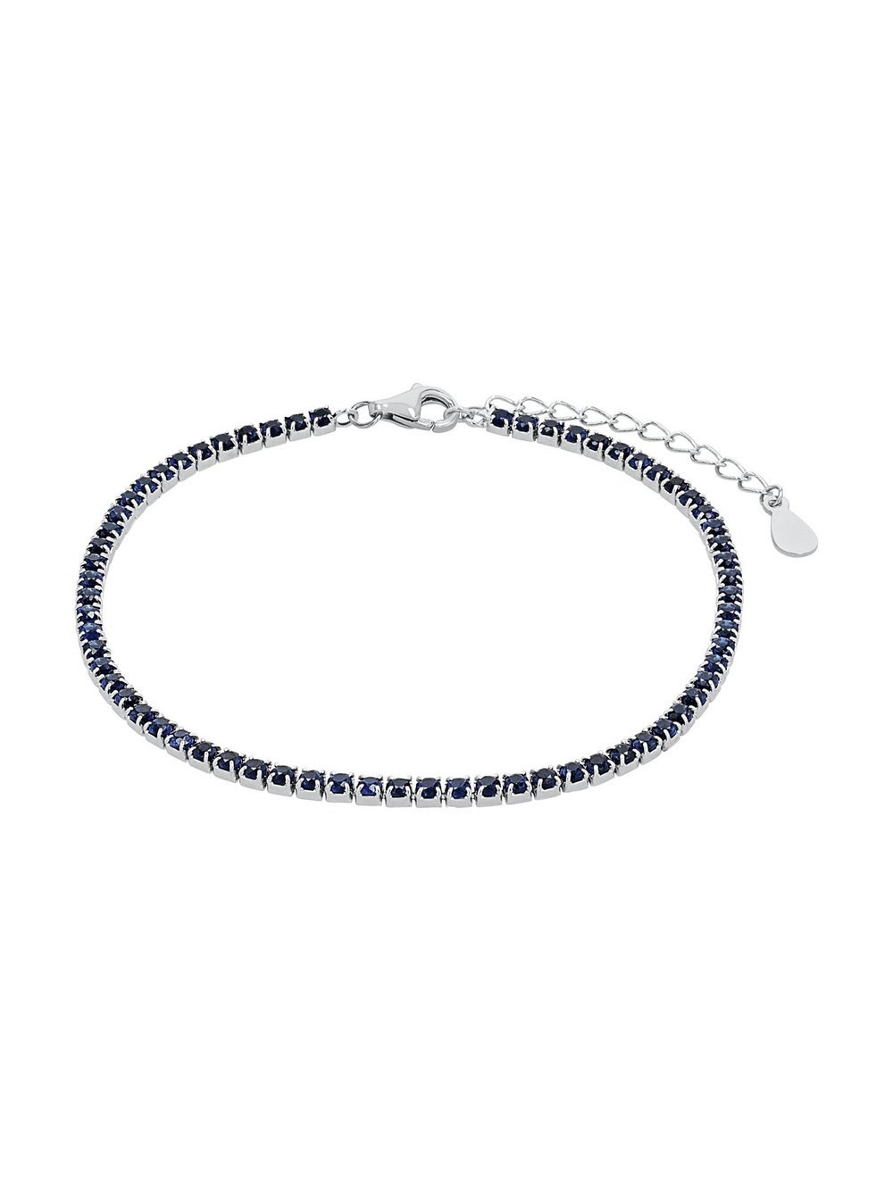 amor Armband Damen Sterlingsilber blau, 20