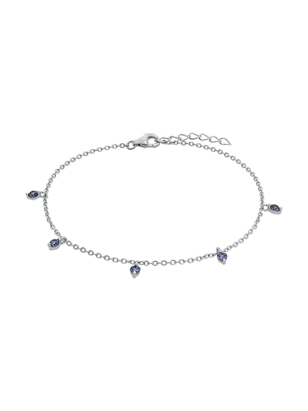 amor Armband Damen Sterlingsilber blau, 19