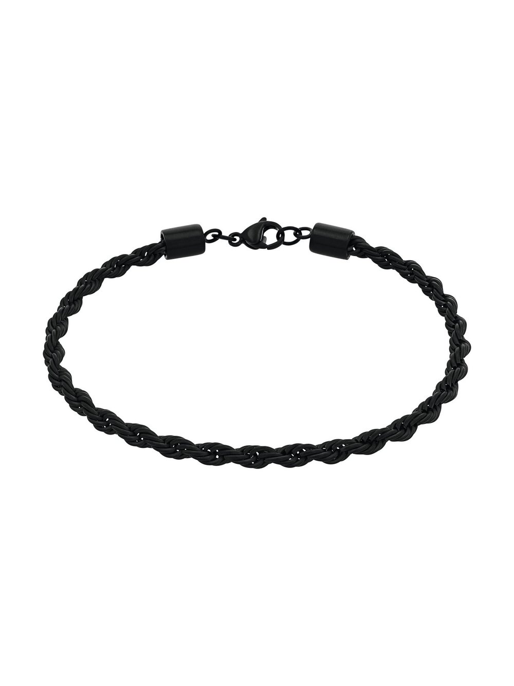 amor Damen, Armband Damen Edelstahl schwarz, 21