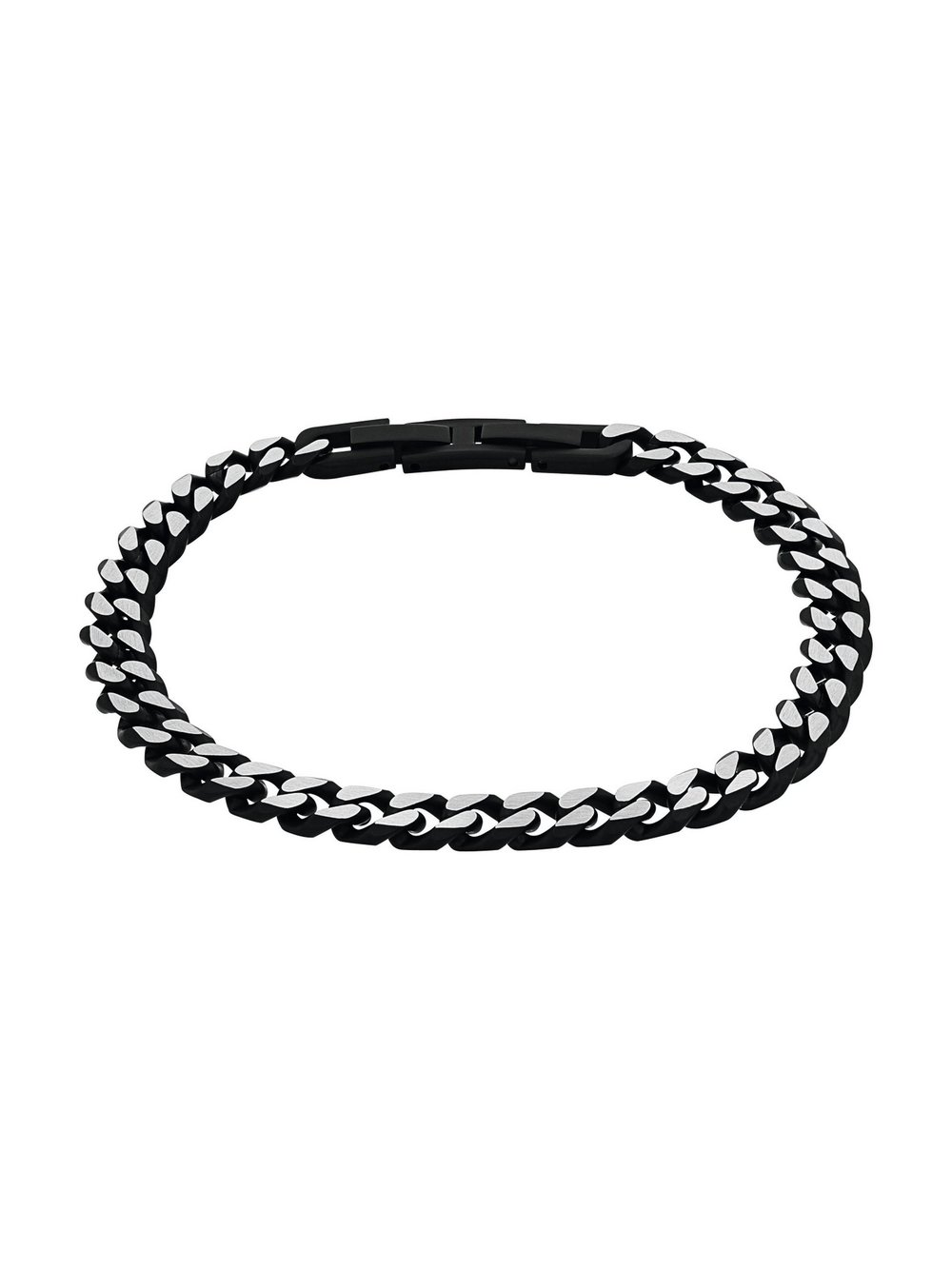 amor Damen, Armband Damen Edelstahl schwarz, 21