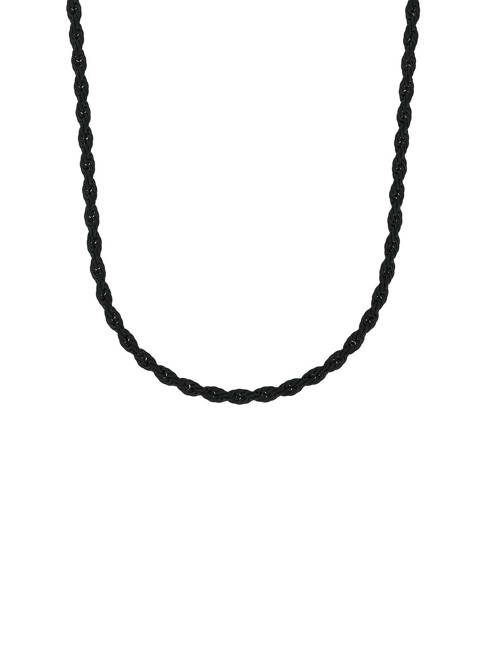 amor Damen, Kette Damen Edelstahl schwarz, 50