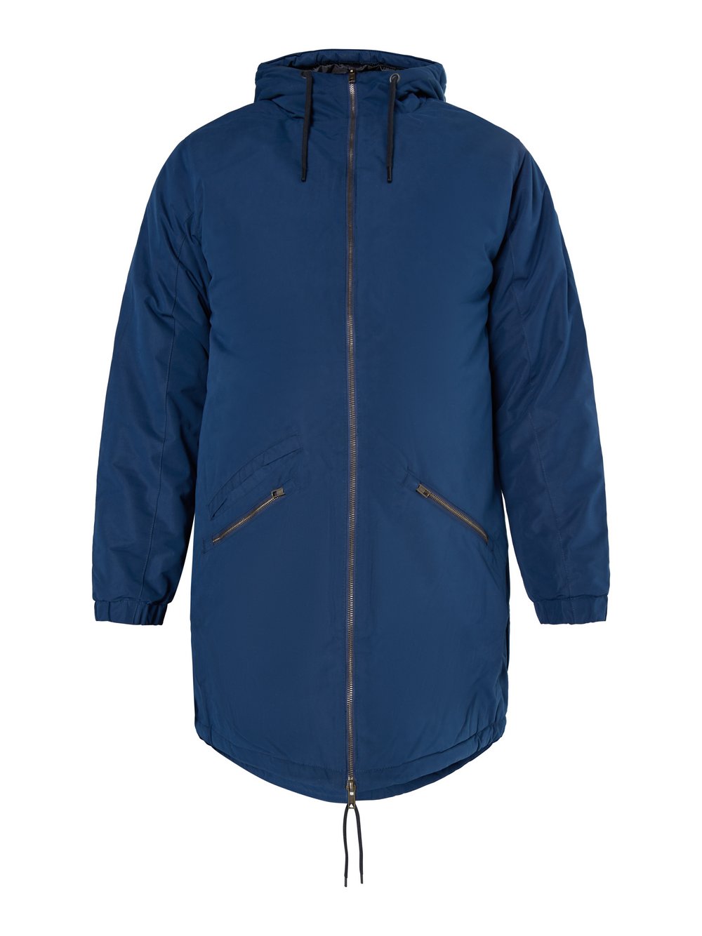 Mo Wattierter Parka Herren blau, S