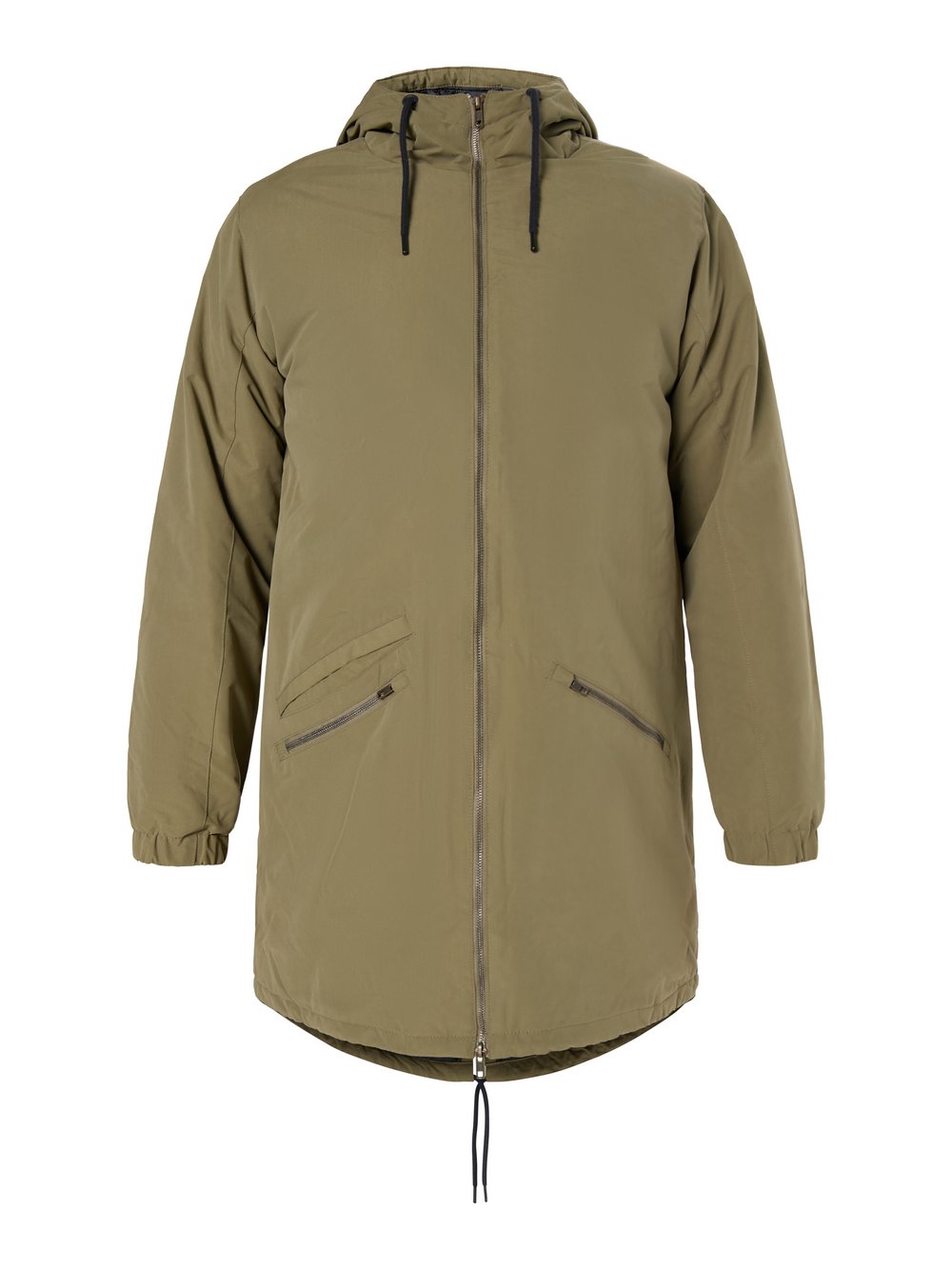 Mo Wattierter Parka Herren grün, XL