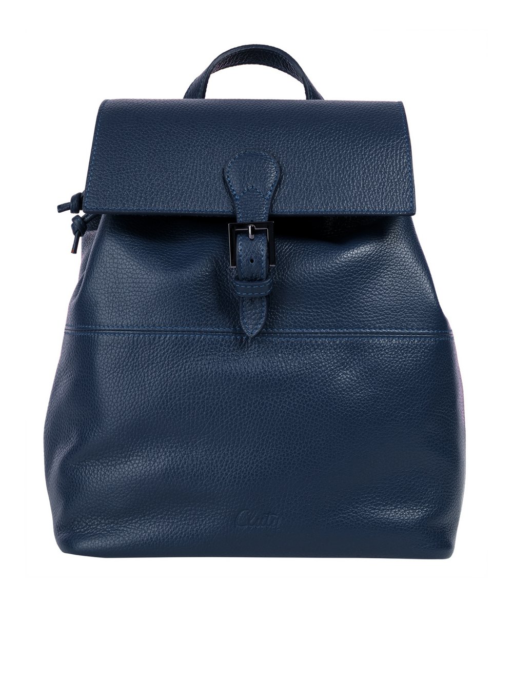 Thumbnail - Cluty Rucksack Damen Leder blau, ONE SIZE
