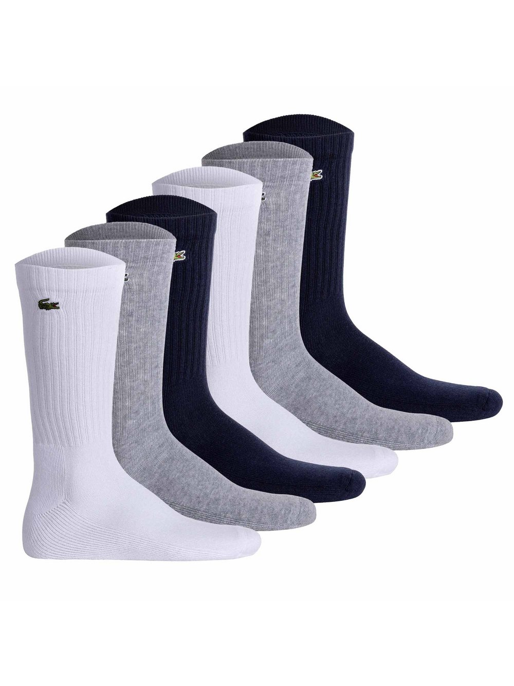 Lacoste Socken 6er Pack Damen Baumwolle mehrfarbig, 43-46