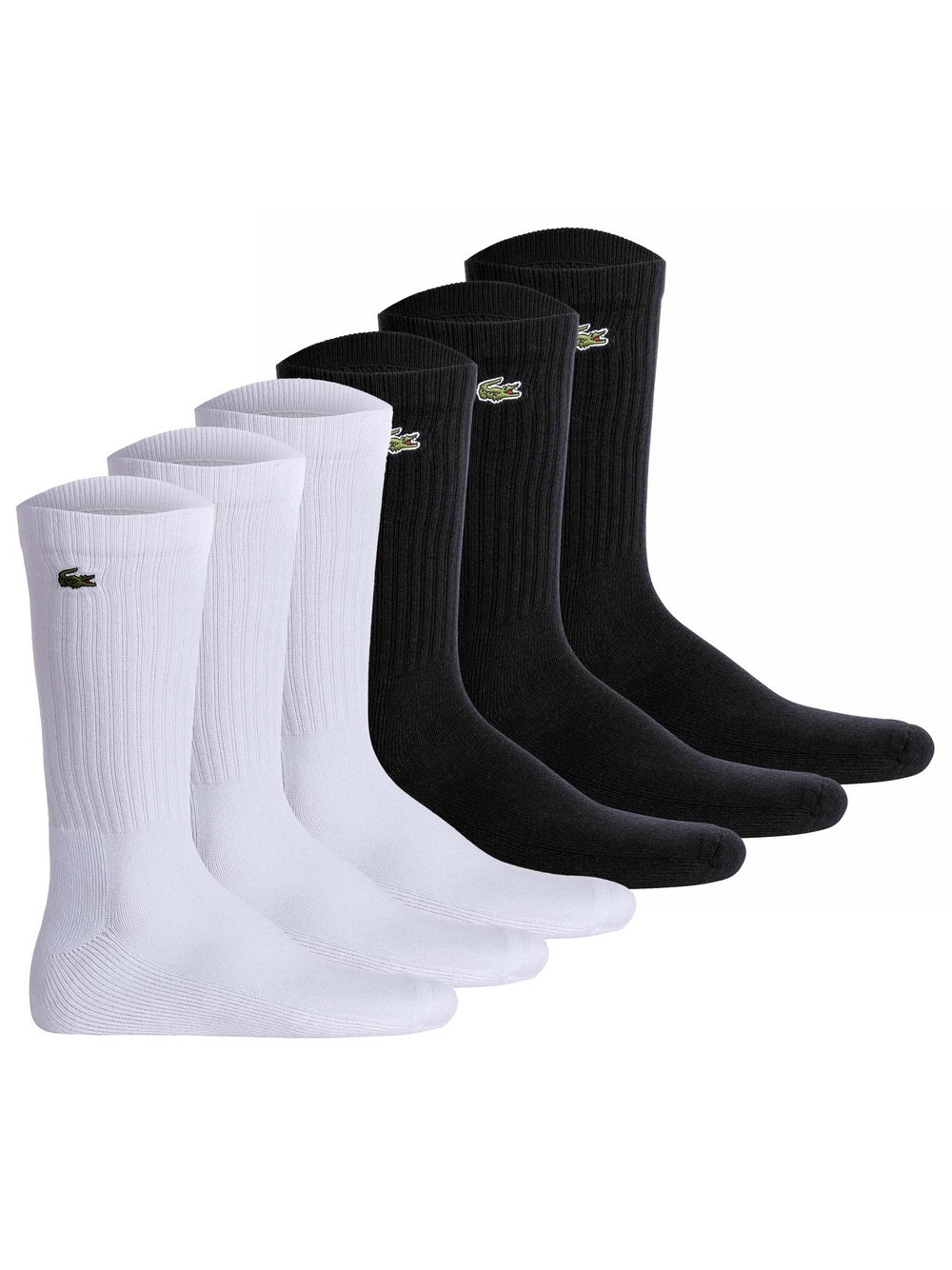 Lacoste Socken 6er Pack Damen Baumwolle mehrfarbig, 35-38