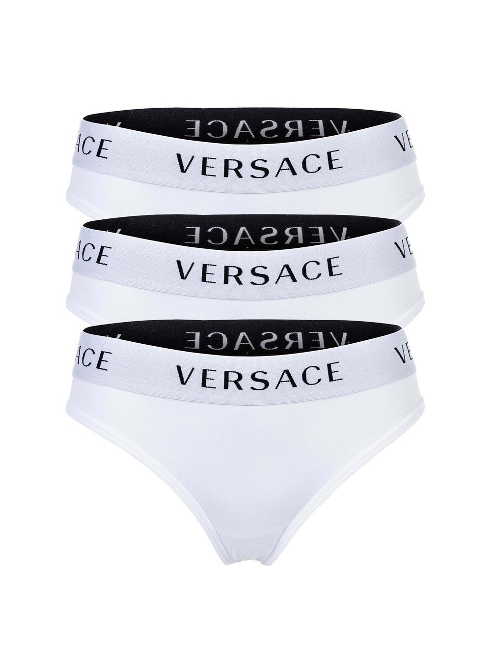 Versace Jeans Slip 3er Pack Damen Baumwolle weiß, XL