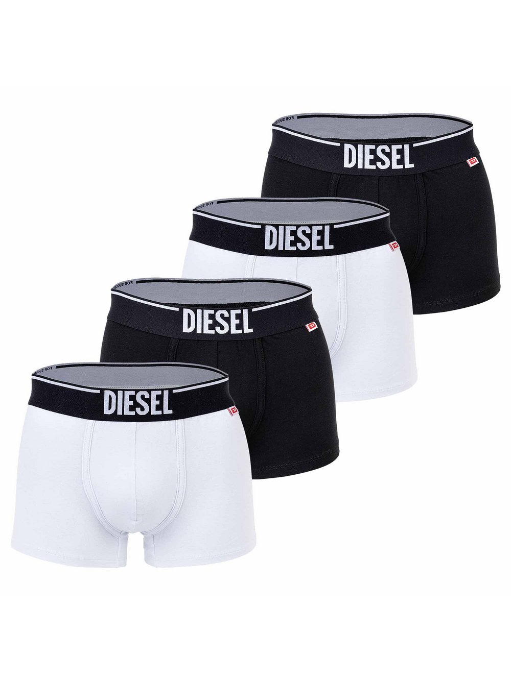 Diesel Boxershort 4er Pack Herren Baumwolle mehrfarbig, XXL