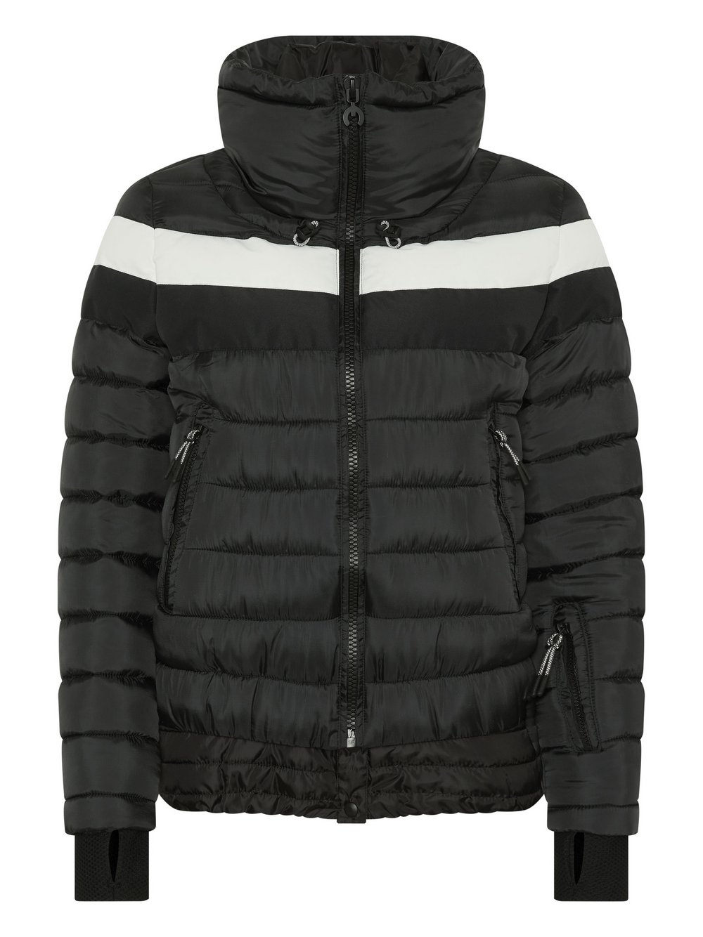 Chiemsee Skijacke Damen schwarz gemustert, L