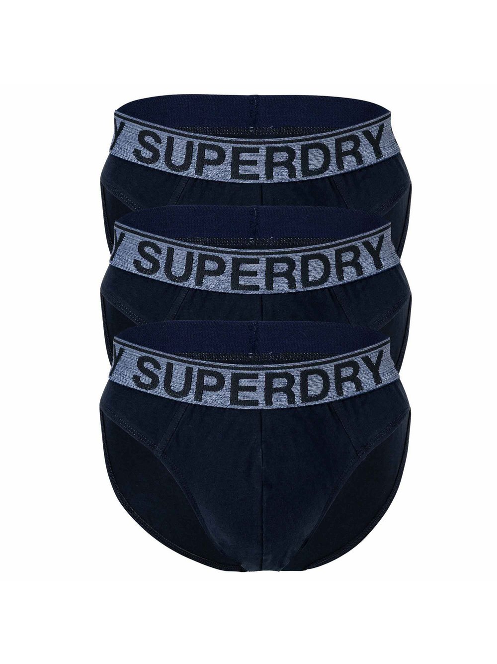 Superdry Slip 3er Pack Herren Baumwolle blau, M