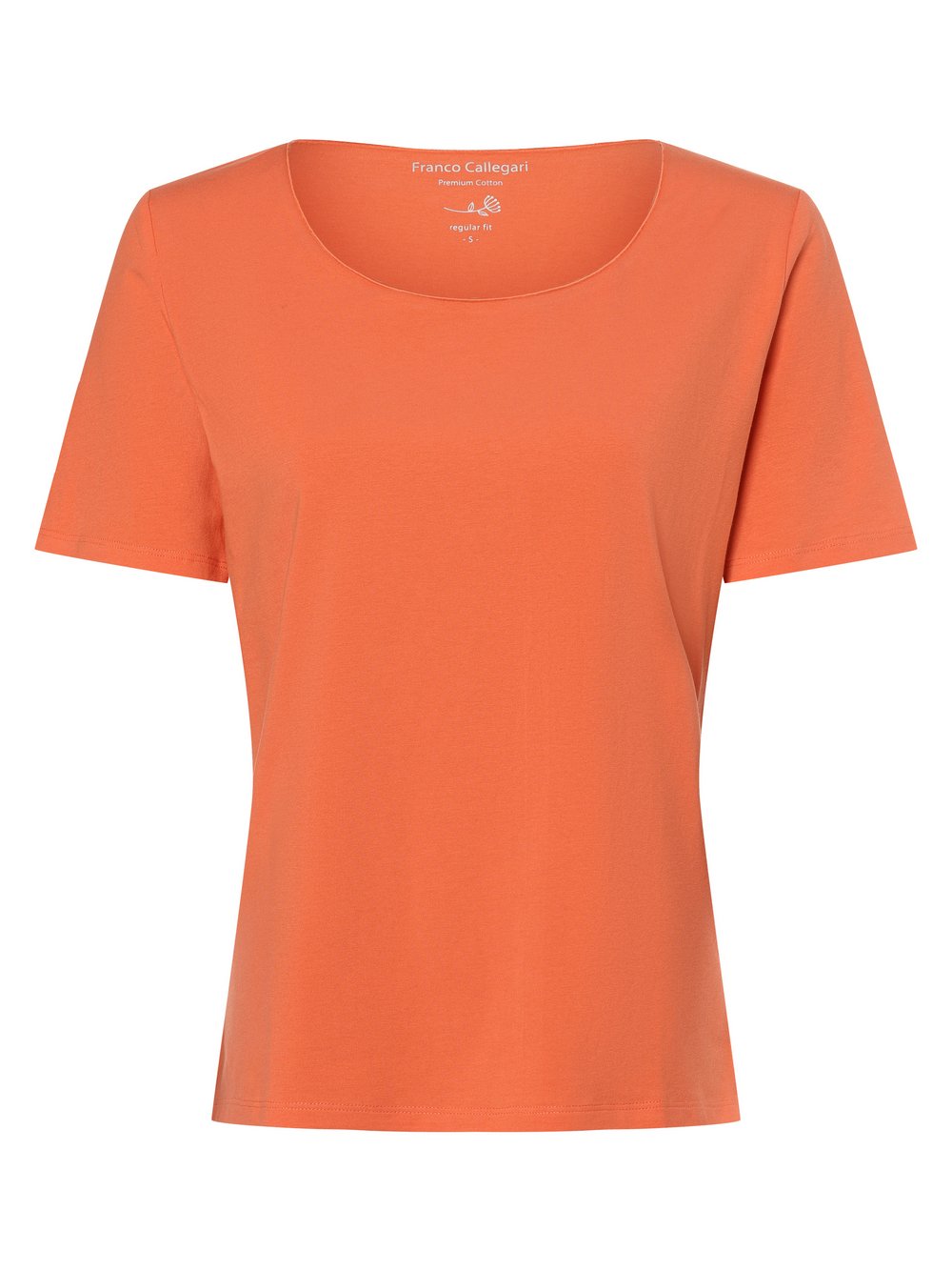 Franco Callegari T-Shirt Damen Baumwolle orange, XS