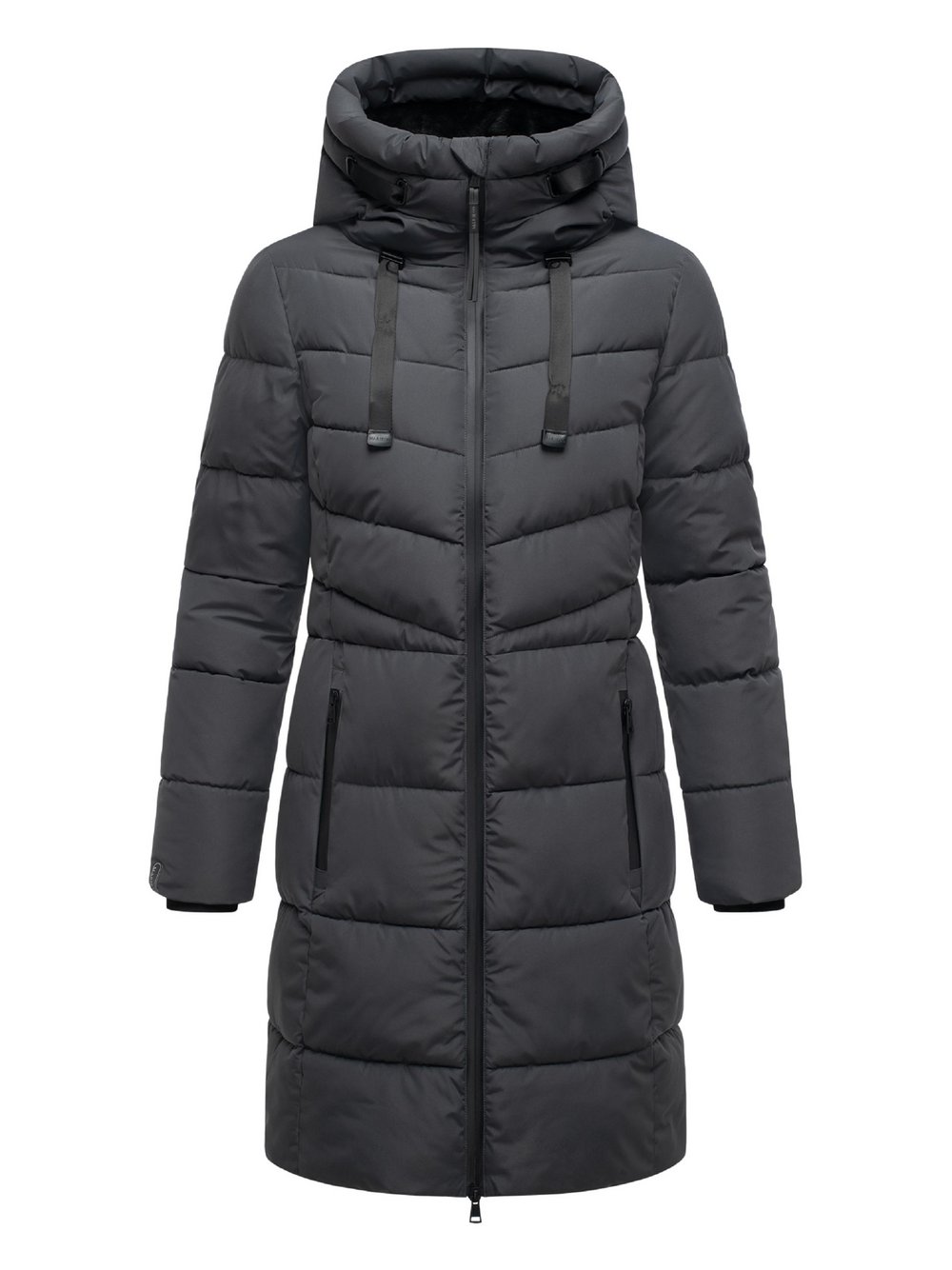 Thumbnail - Marikoo Steppmantel Damen grau, XL