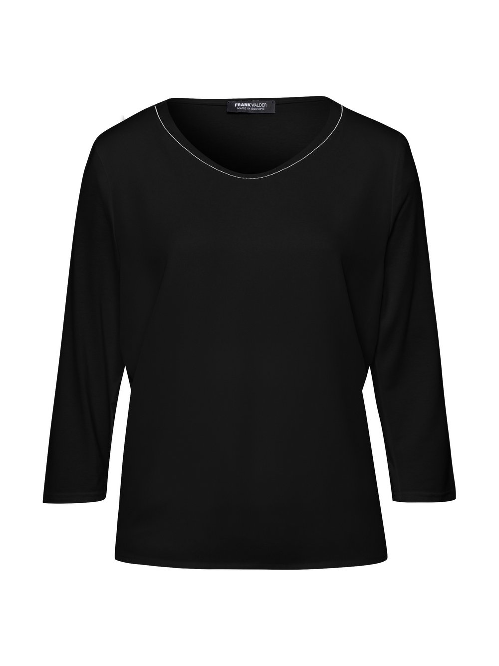 Frank Walder Blusenshirt Damen Viskose schwarz, 40