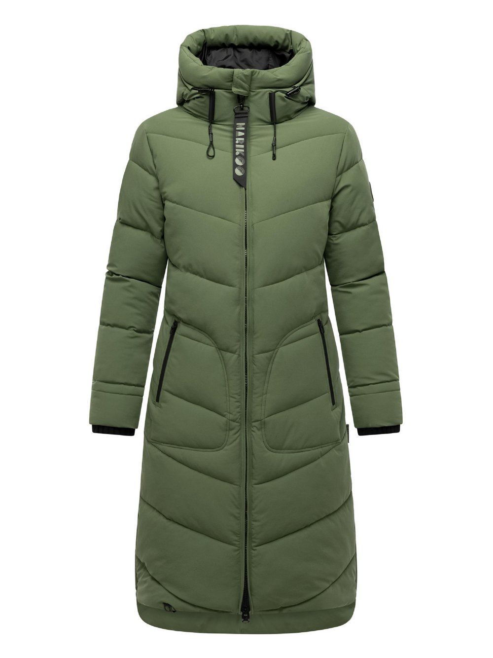 Thumbnail - Marikoo Steppmantel Damen grün, XL