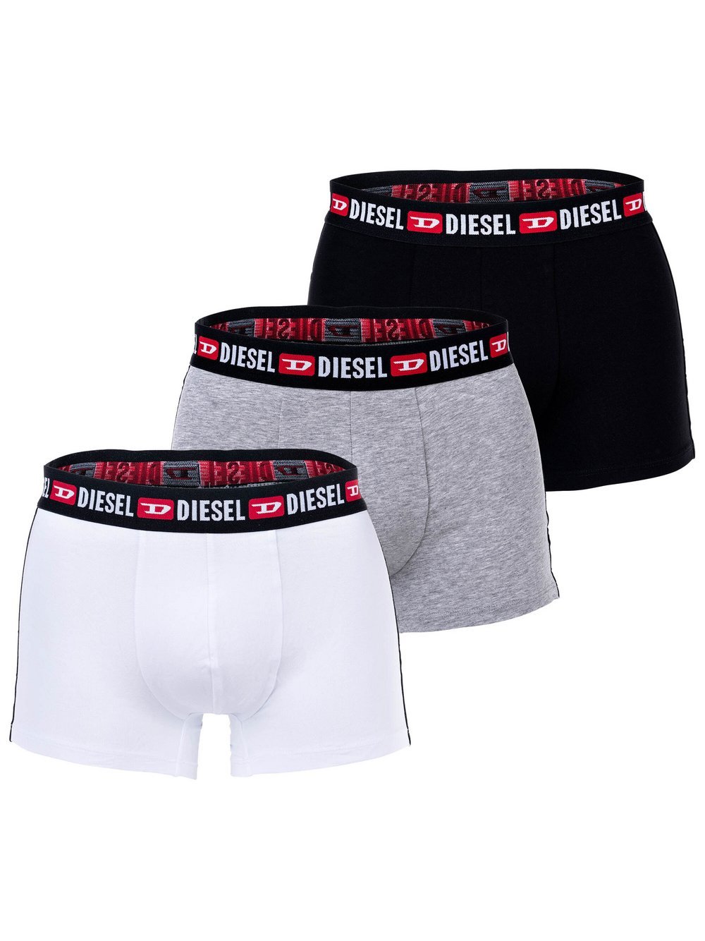 Diesel Boxershort 3er Pack Herren Baumwolle mehrfarbig, XXL