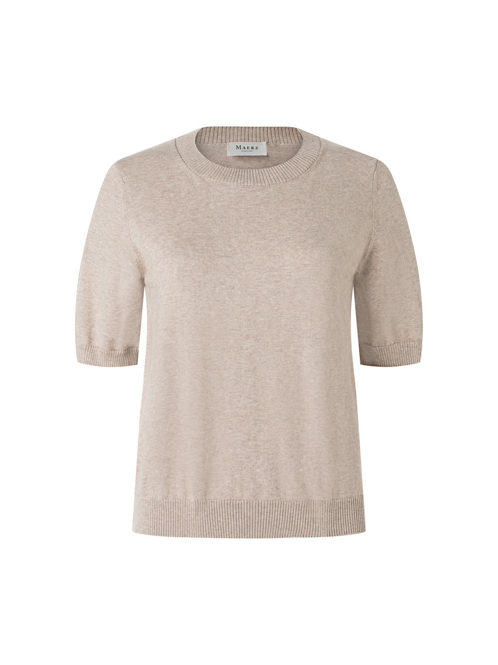 MAERZ Strickshirt Damen Baumwolle (100%) braun meliert, 44