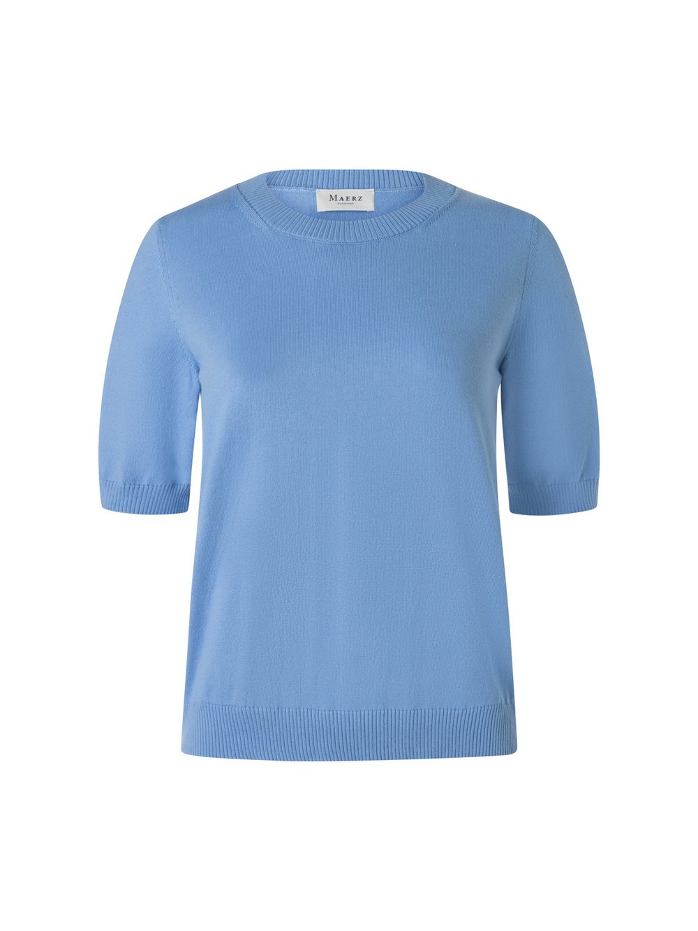 Thumbnail - MAERZ Strickshirt Damen Baumwolle (100%) blau, 40