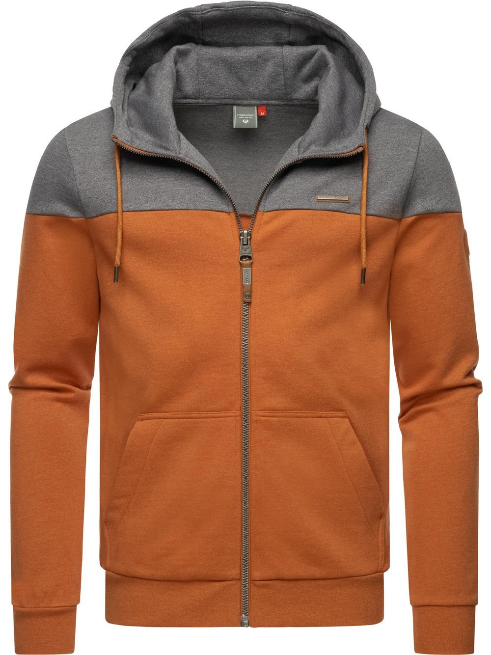 Ragwear Kapuzensweatjacke Herren Baumwolle orange, S