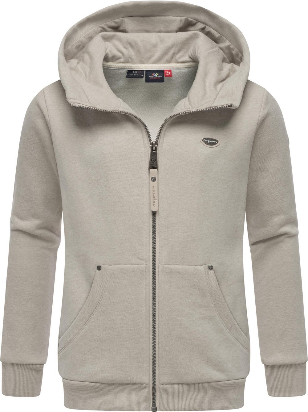 Ragwear Kapuzensweatjacke Mädchen Baumwolle beige, 146