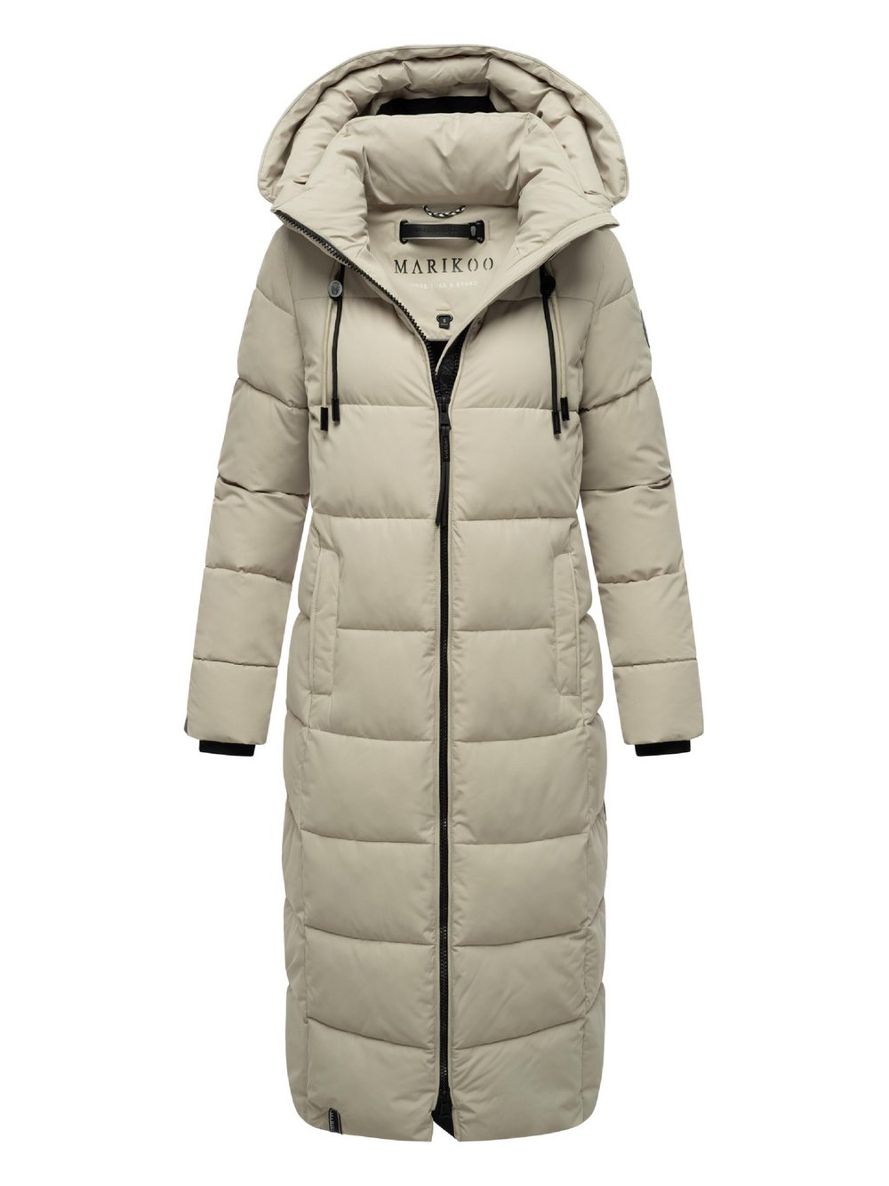 Thumbnail - Marikoo Steppmantel Damen grau, M