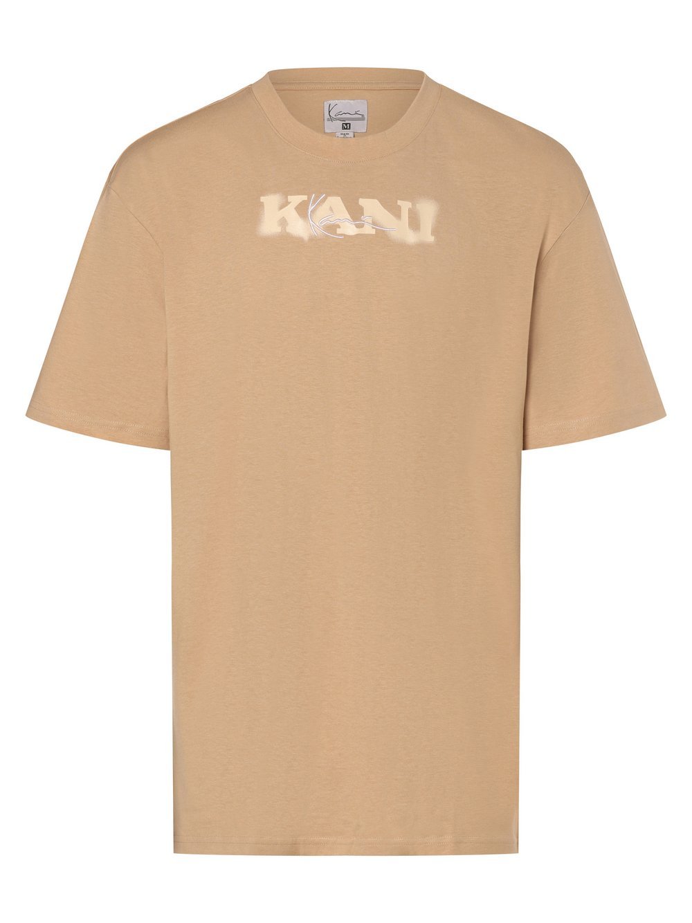 Karl Kani T-Shirt Herren Baumwolle beige bedruckt, L