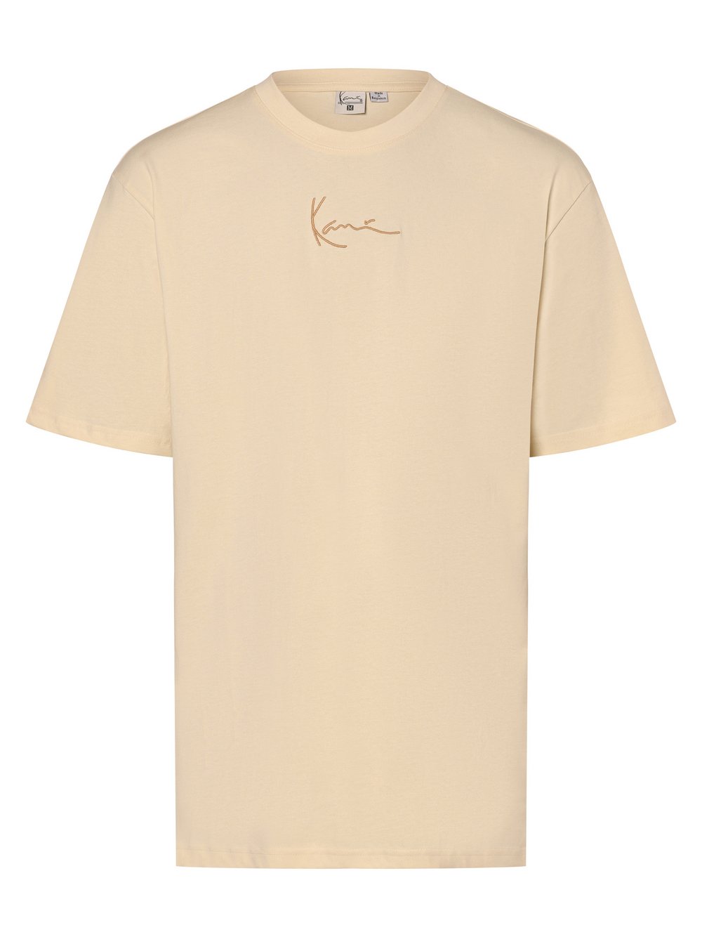 Karl Kani T-Shirt Herren Baumwolle beige bedruckt, S